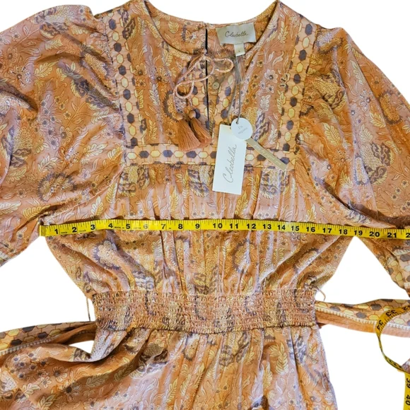 Cleobella Magdalena Bohemian Jumpsuit--Size Large - Picture 10 of 13